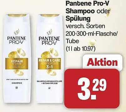Pantene Pro-V Shampoo oder Spülung 200-300 ml