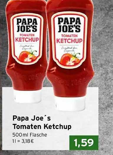 Papa Joe´s Tomaten Ketchup 500ml