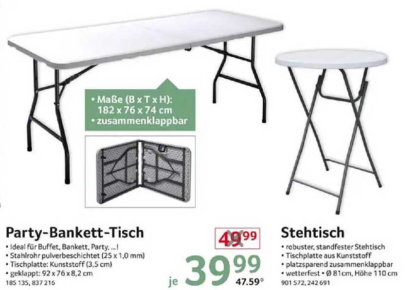 Party-Bankett-Tisch