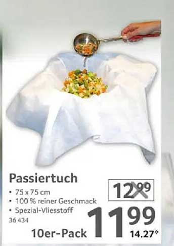 Passiertuch 10er-Pack - Ideal für die Küche