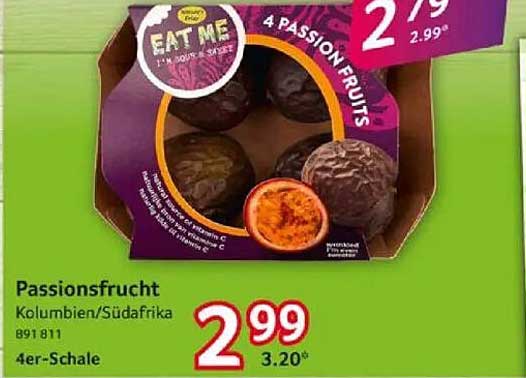 Passionsfrucht 4er-Schale