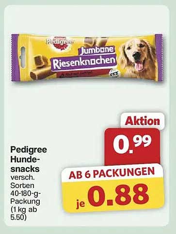 Pedigree Hundesnacks Jumbone Riesenknocken