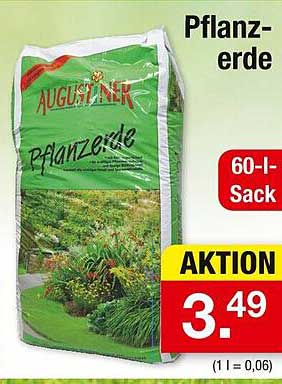 Pflanzenerde 60-I-Sack von Augustiner - Aktion!