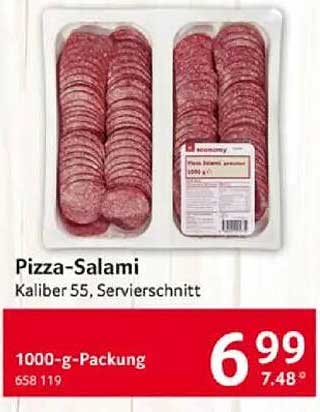 Pizza-Salami Kaliber 55, Servierschnitt 1000-g-Packung