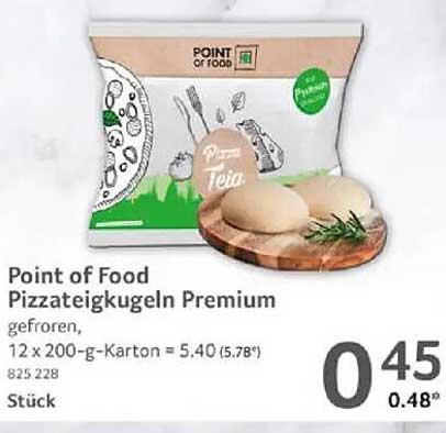Point of Food Pizzateigkugeln Premium, 200 g