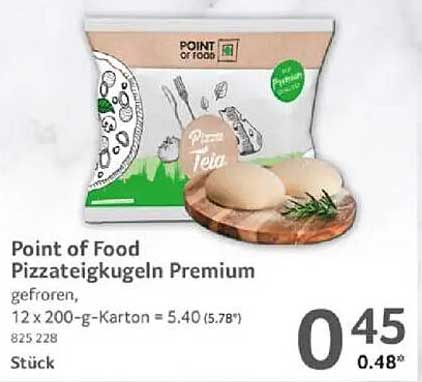 Point of Food Pizzateigkugeln Premium
