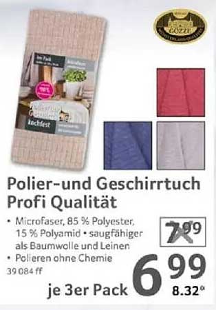 Polier- und Geschirrtuch Profi Qualität