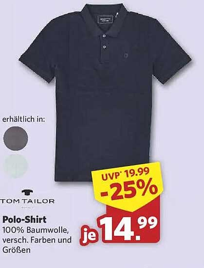 Polo-Shirt von Tom Tailor – 25% Rabatt