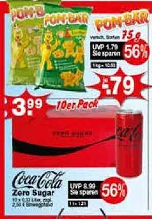 Pom-Bar Snacks 75 g - Mischsorten im 10er Pack