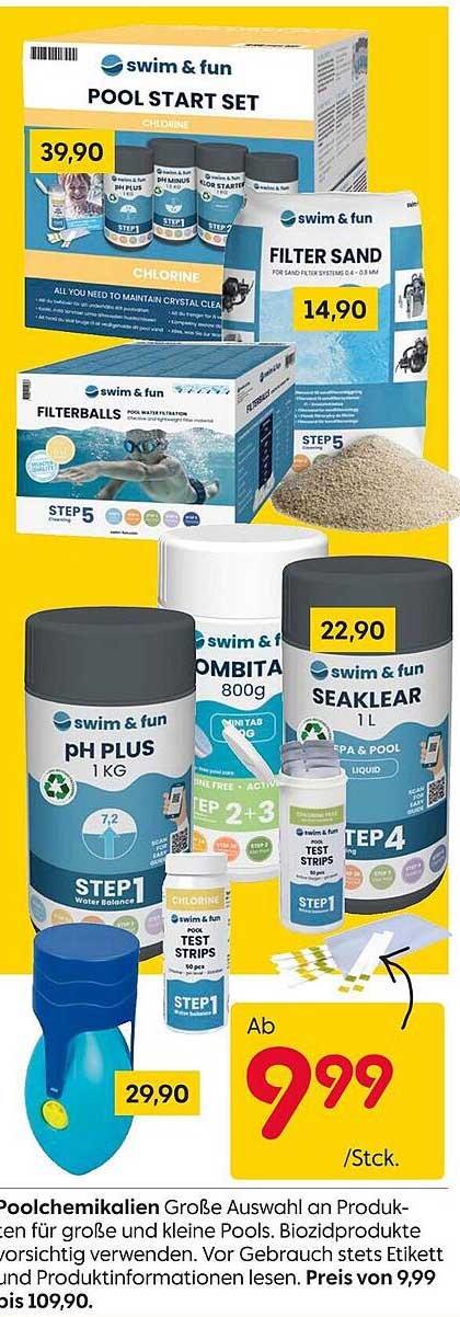 POOL START SET von swim & fun - Perfekte Pflege für Ihren Pool