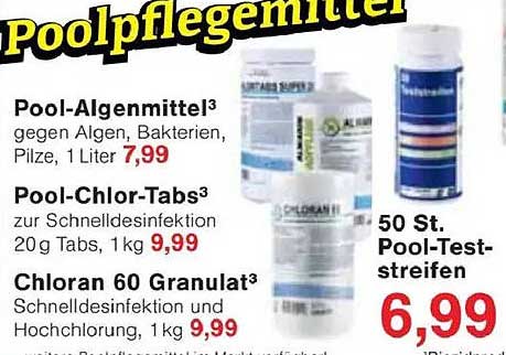 Poolpflegemittel - Perfekte Lösungen für Ihren Pool