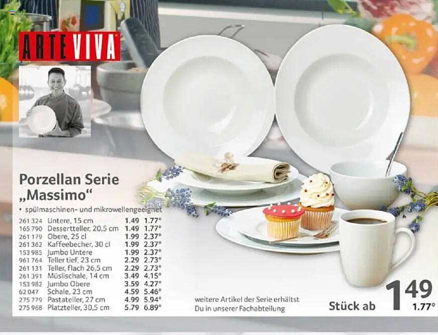 Porzellan Serie „Massimo“