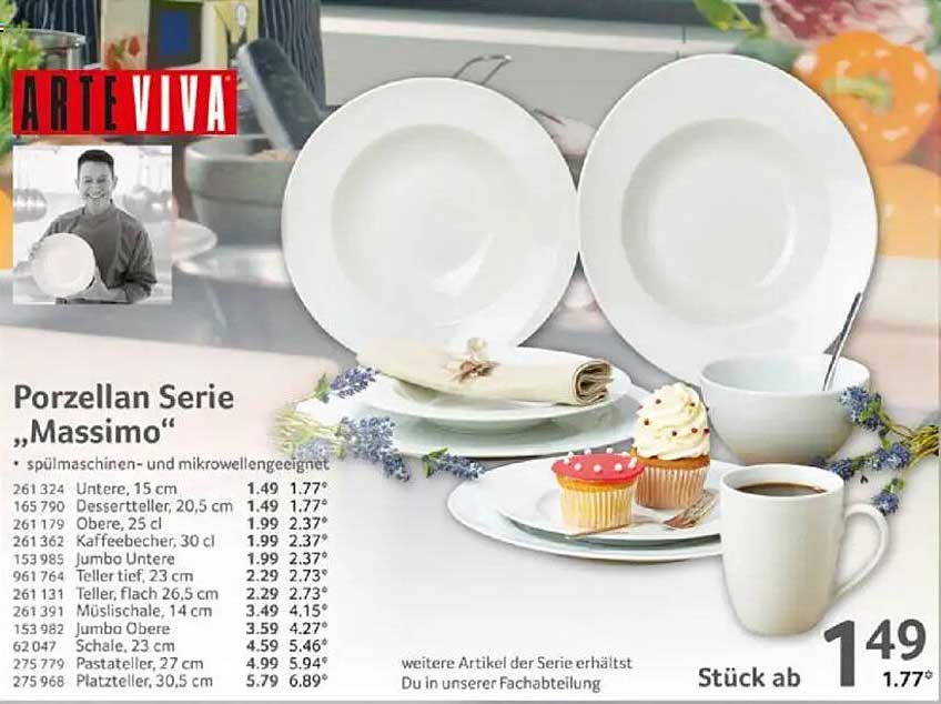 Porzellan Serie „Massimo“