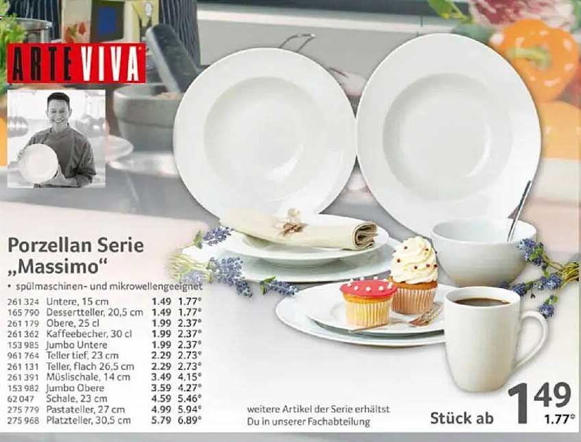 Porzellan Serie „Massimo“
