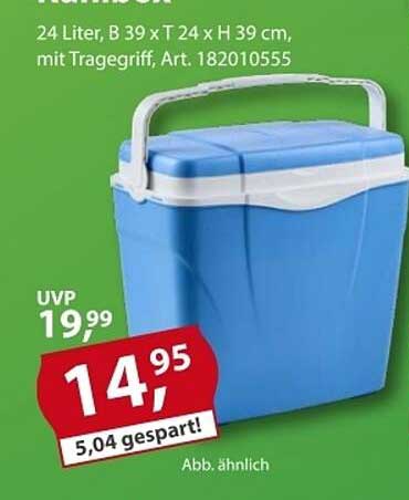 Praktische Kühbox 24 Liter mit Tragegriff