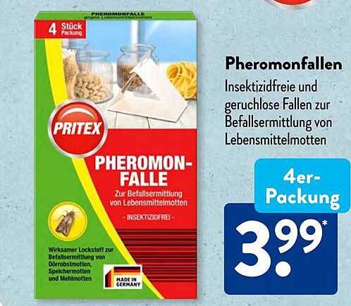 Pritex Pheromonfallen – Insektenfreie Lösung zur Lebensmittelmottenbekämpfung