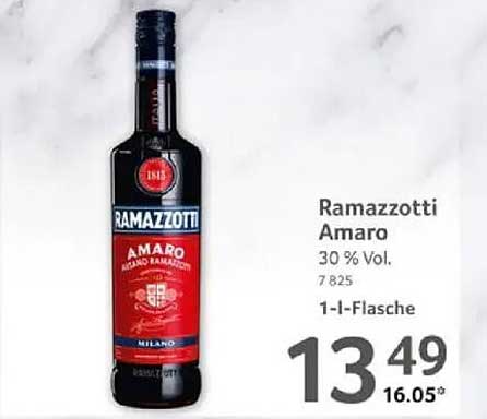 Ramazzotti Amaro 1-Liter-Flasche