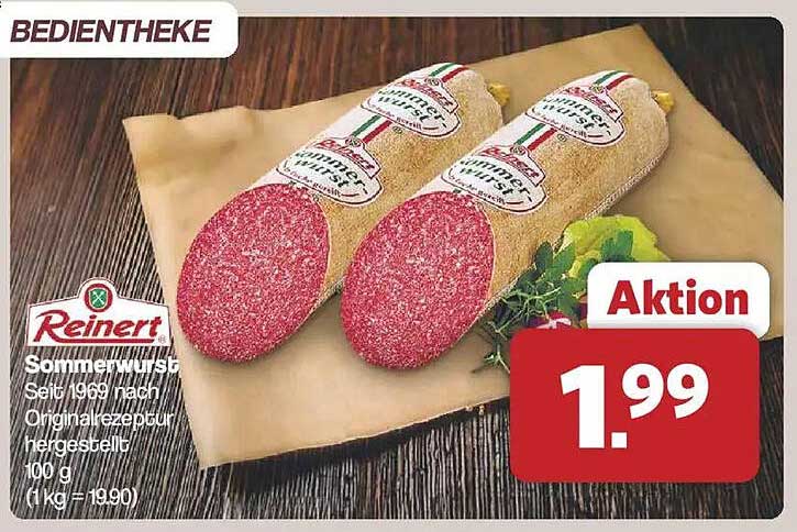 Reinert Sommerwurst 100g - Aktionspreis!