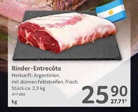 Rinder-Entrecôte