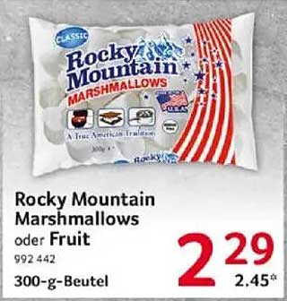 Rocky Mountain Marshmallows oder Fruit, 300-g-Beutel