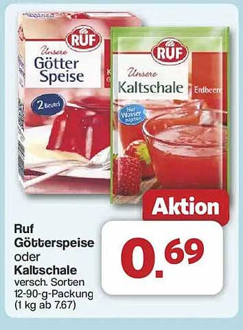Ruf Götterspeise oder Kaltschale diverse Sorten