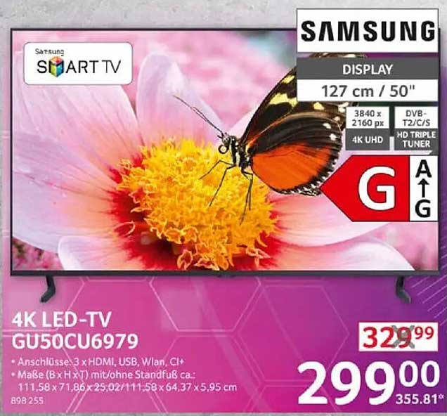Samsung 4K LED-TV GU50CU6979 (127 cm / 50")