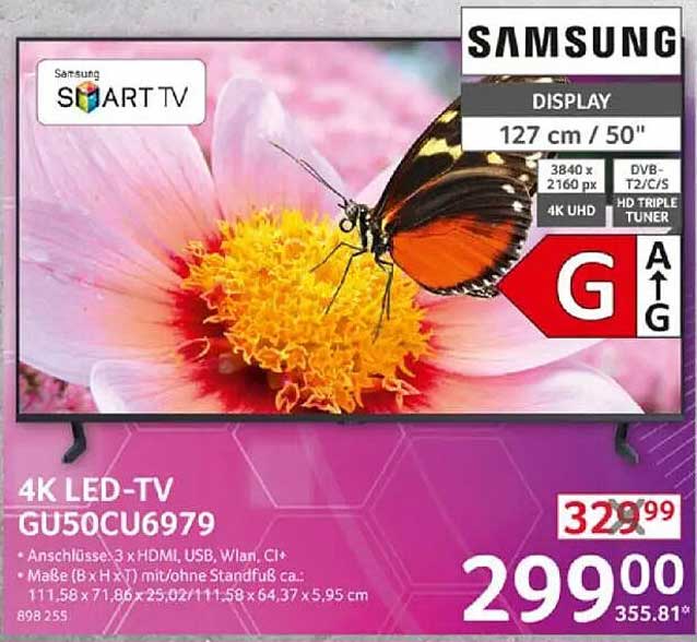 Samsung 4K LED-TV GU50CU6979 – 127 cm (50 Zoll)