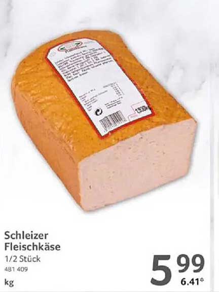 Schleizer Fleischkäse 1/2 Stück