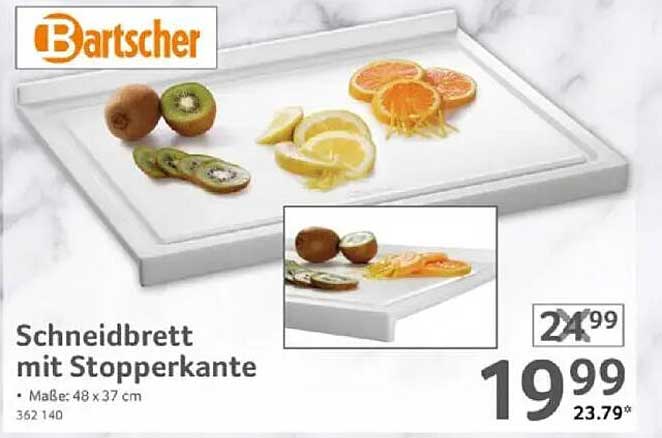 Schneidebrett mit Stopperkante von Bartscher