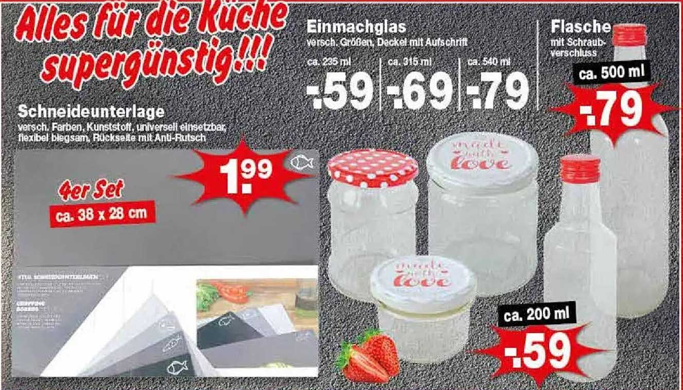 Schneideunterlage 4er Set ca. 38 x 28 cm