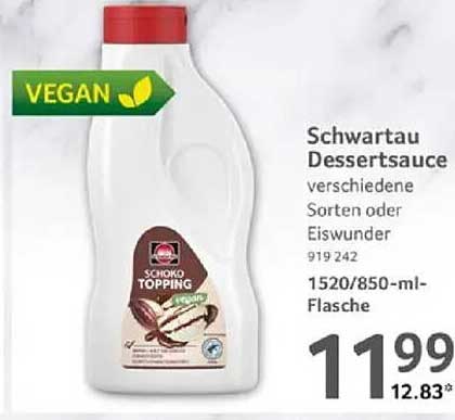 Schwartau Dessertsauce - verschiedene Sorten oder Eiswunder