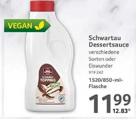Schwartau Dessertsauce - verschiedene Sorten oder Eiswunder