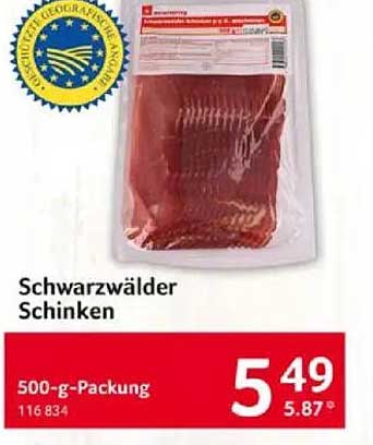 Schwarzwälder Schinken 500-g-Packung