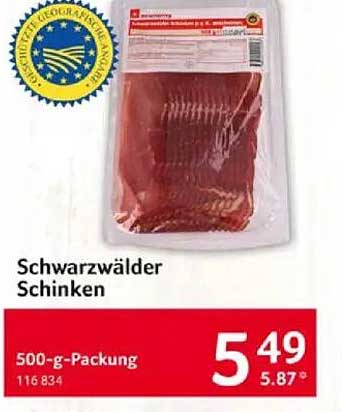 Schwarzwälder Schinken 500-g-Packung