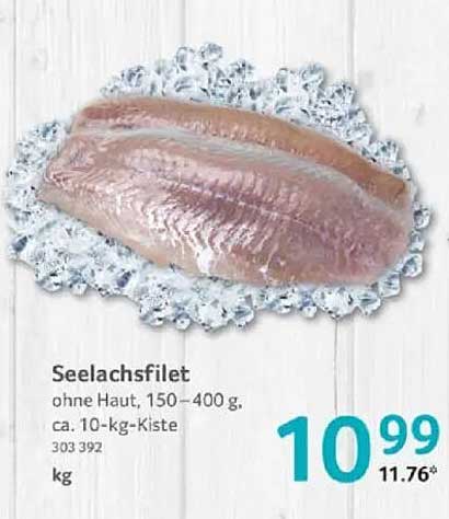 Seelachsfilet ohne Haut, 150–400 g, ca. 10-kg-Kiste