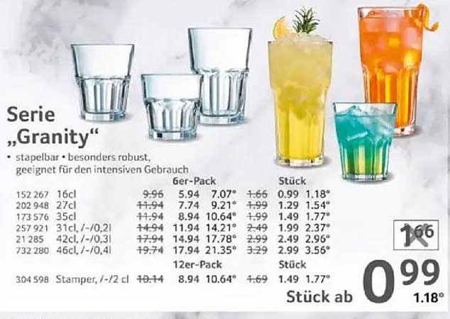Serie „Granity“ - stapelbar und besonders robust