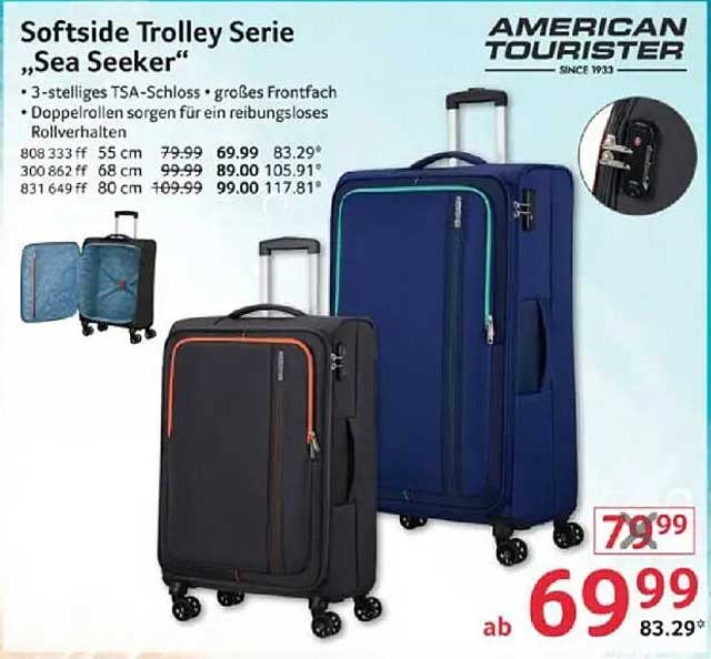 Softside Trolley Serie „Sea Seeker“ von American Tourister