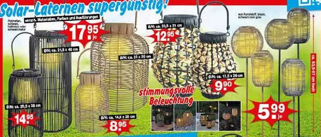 Solar-Laternen supergünstig!