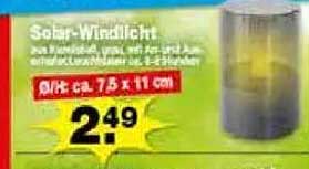 Solar-Windlicht