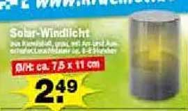 Solar-Windlicht