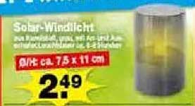 Solar-Windlicht