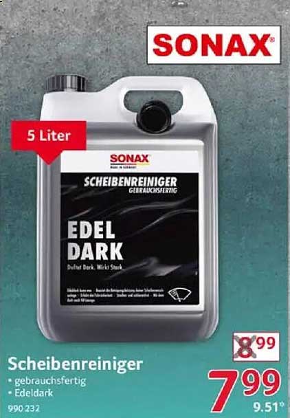 SONAX Scheibenreiniger Edel Dark 5 Liter
