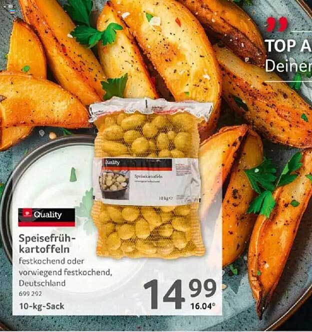 Speisefrühkartoffeln 10-kg-Sack