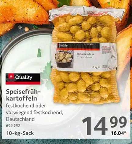 Speisefrühkartoffeln 10-kg-Sack
