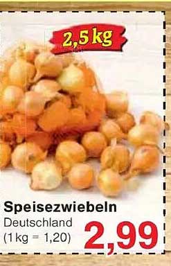 Speisezwiebeln 2,5 kg - Deutschland