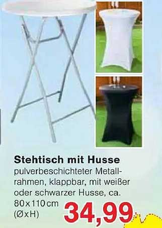 Stehtisch mit Husse