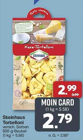 Steinhaus Tortelloni - Käse-Genuss in jedem Biss