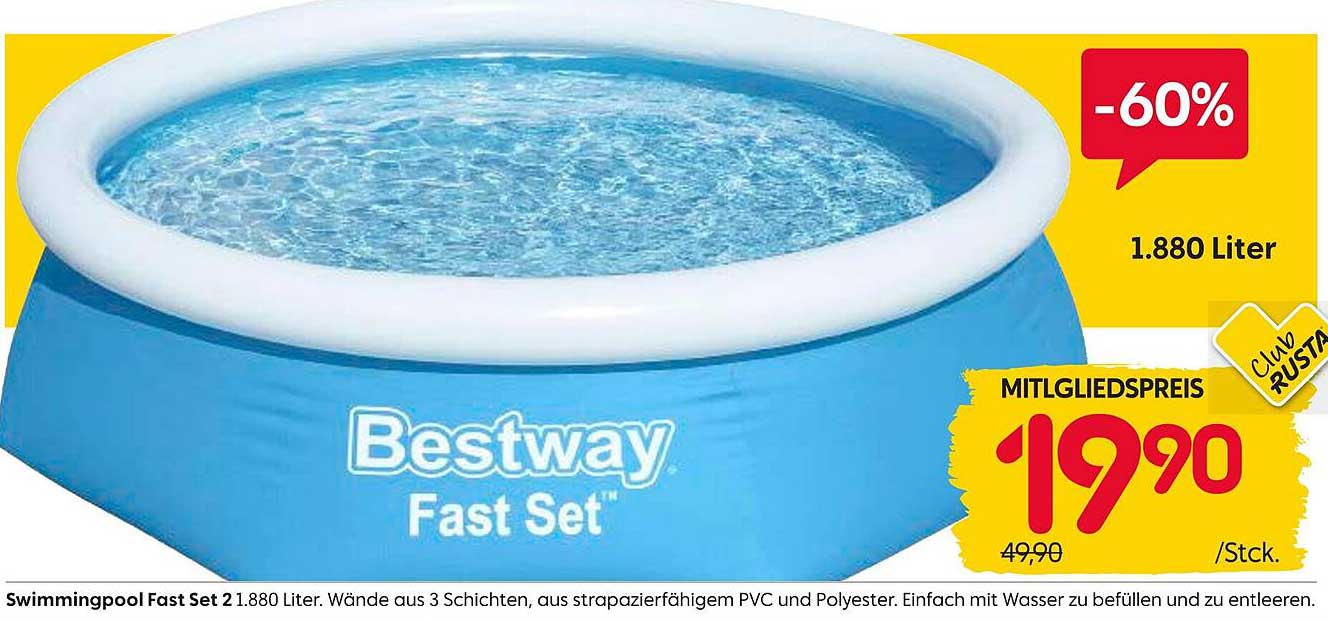 Swimmingpool Fast Set 2.880 Liter