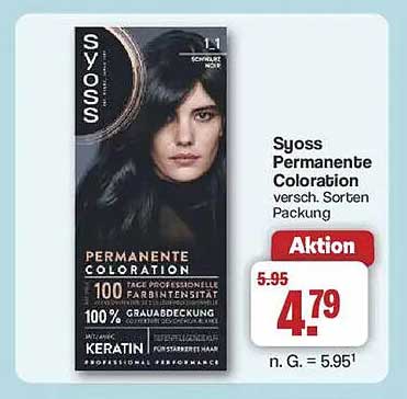 Syoss Permanente Coloration - Verschiedene Sorten