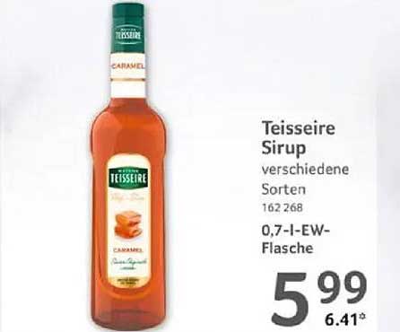 Teisseire Sirup verschiedene Sorten 0,7-l-EW-Flasche